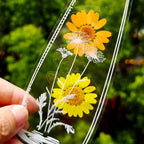 Clear Pressed Flower Bookmark Sheets for DIY Keepsakes