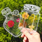 Clear Pressed Flower Bookmark Sheets for DIY Keepsakes