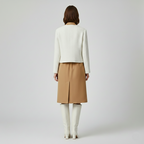 Women's Cropped Textured Button Jacket