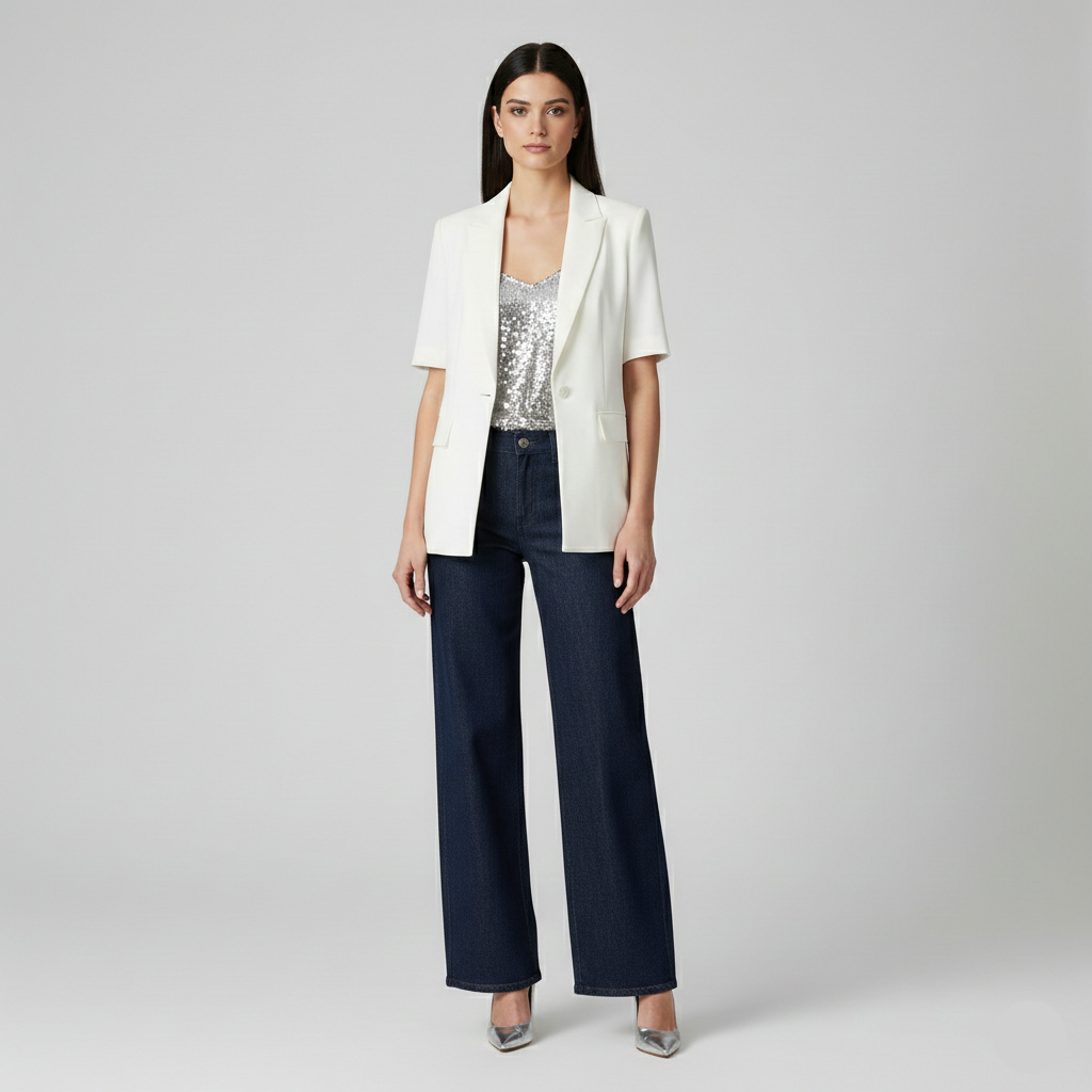 Women's Short-Sleeve Blazer