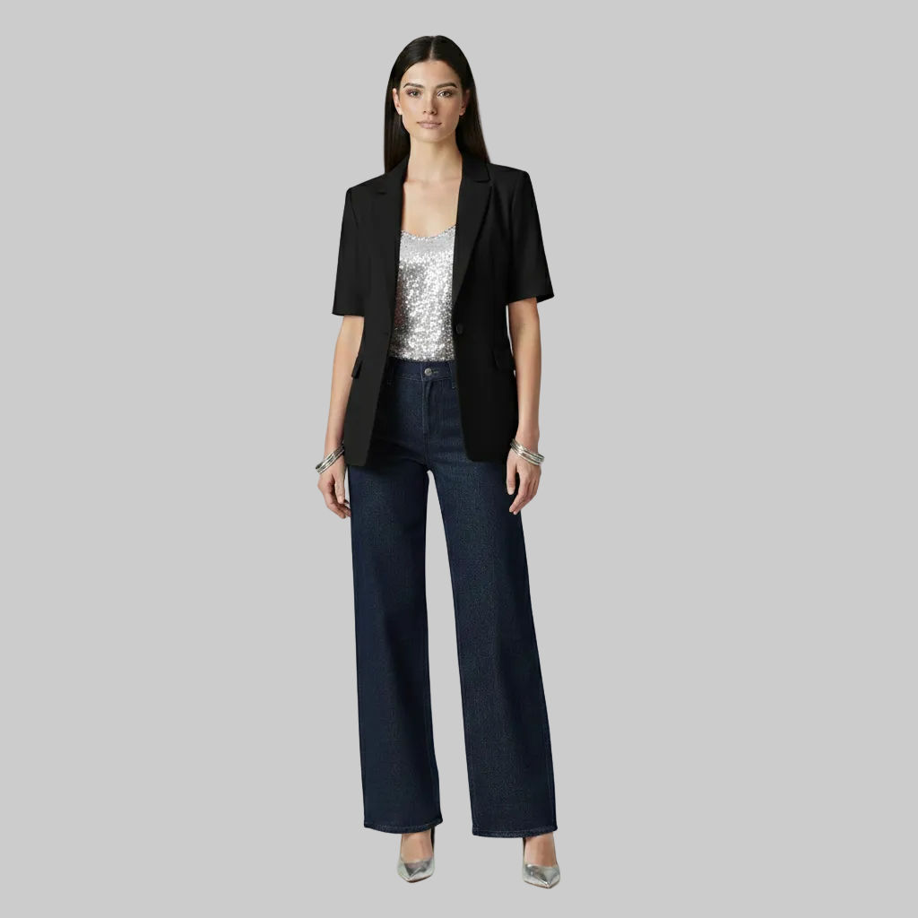 Women's Short-Sleeve Blazer
