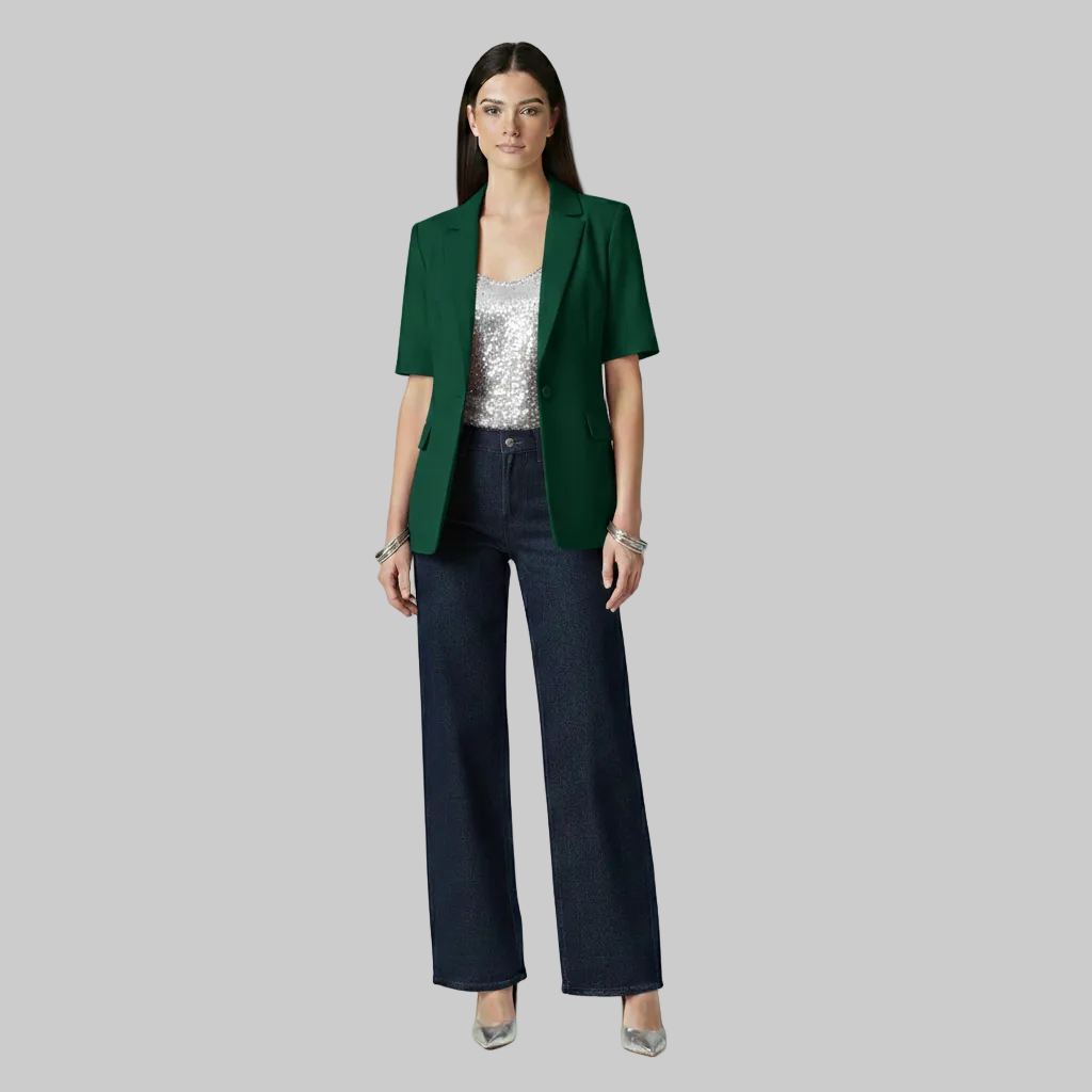 Women's Short-Sleeve Blazer