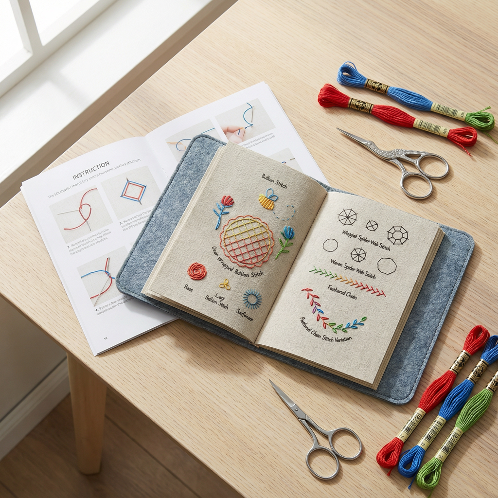 Embroidery Stitch Book Kit