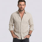 Men’s Long Sleeve Linen Shirt