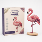 Patchwork Fabric DIY Craft Kit with Wooden Display Stand
