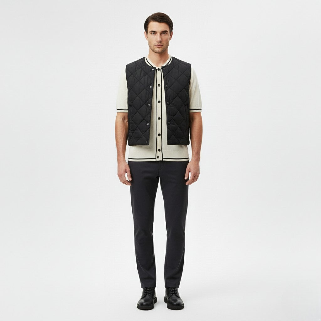 Men's Button-Front Vest
