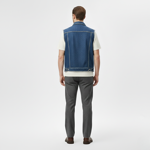 Men's Denim Vest