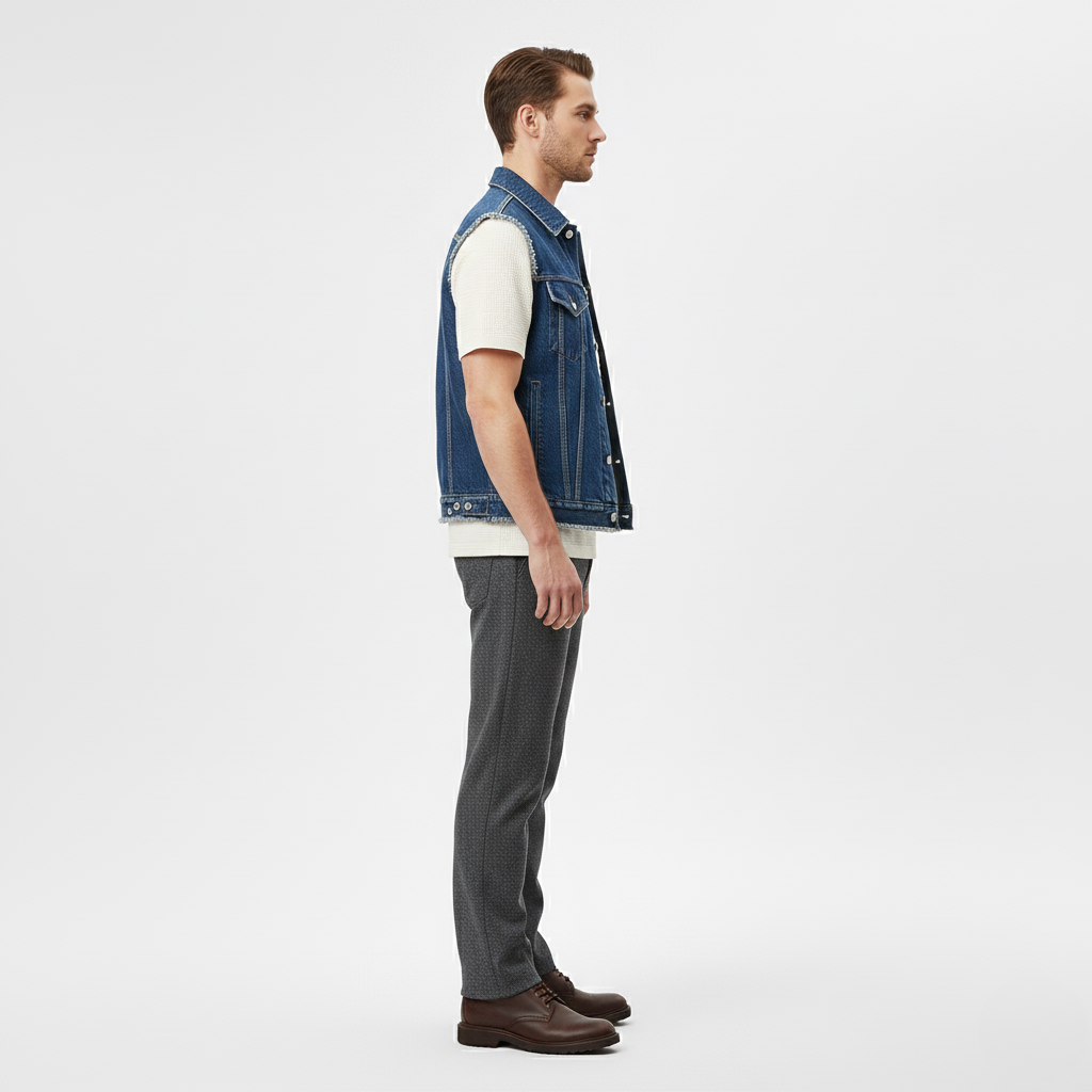 Men's Denim Vest