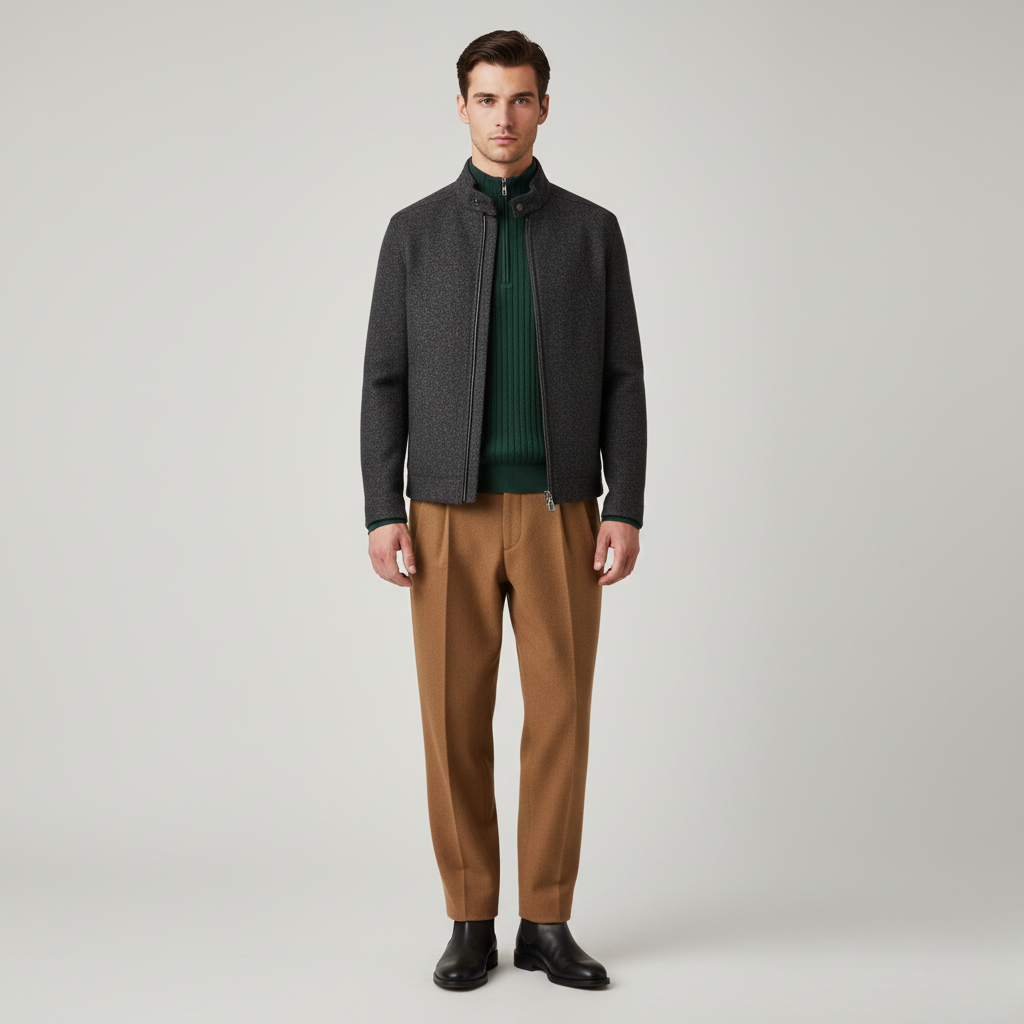 Men's Zip-Front Jacket