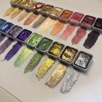 Metallic Shimmer Watercolour Paint Set