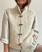 Women’s Chunky Knit Toggle Button Sweater Vest