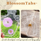 Clear Pressed Flower Bookmark Sheets for DIY Keepsakes