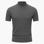 Men’s Short Sleeve Mock Neck T-Shirt