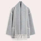 Women’s Blanket Stitch Scarf Jacket