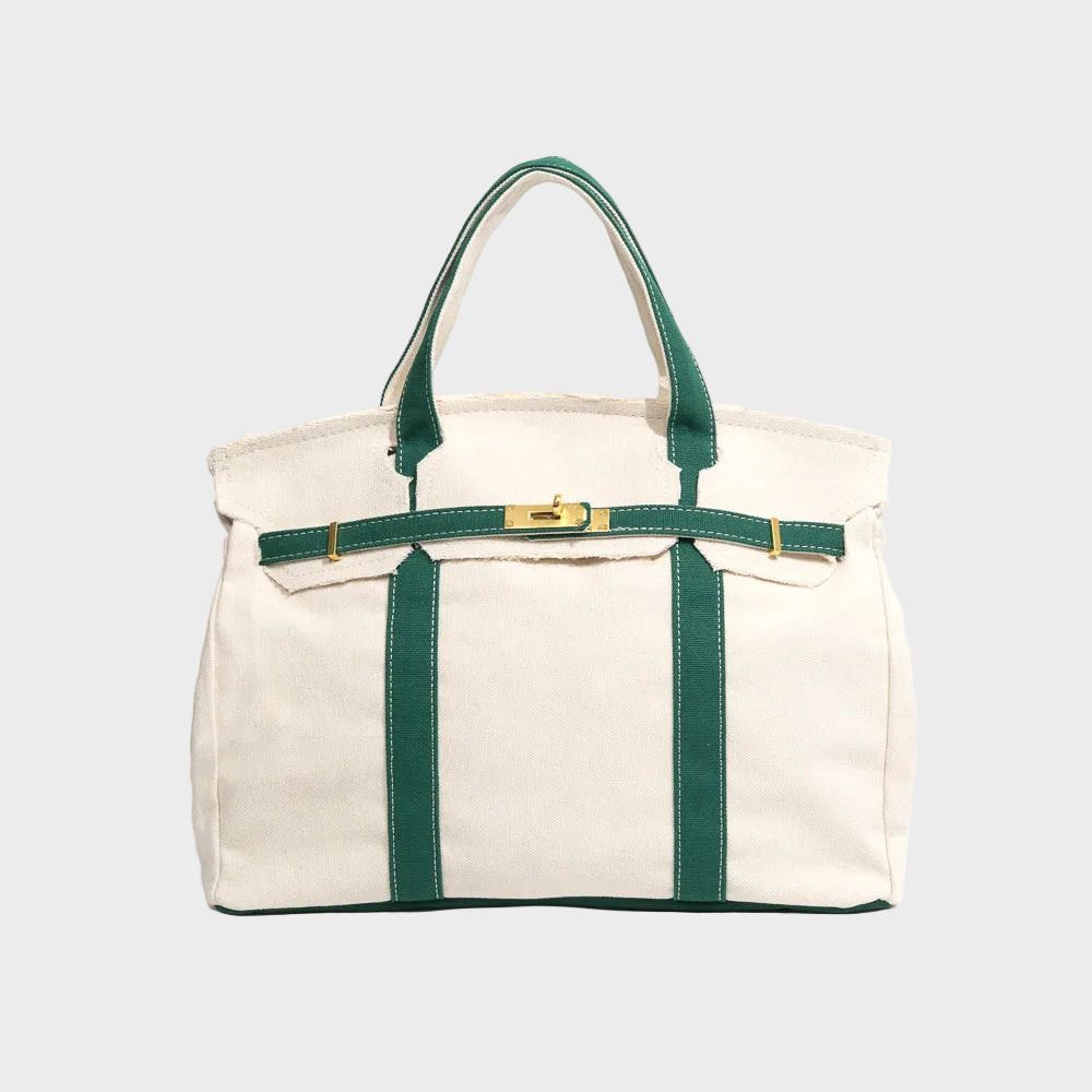Women’s Canvas Top Handle Tote Bag