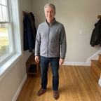 Men’s Full-Zip Fleece Jacket with Stand Collar