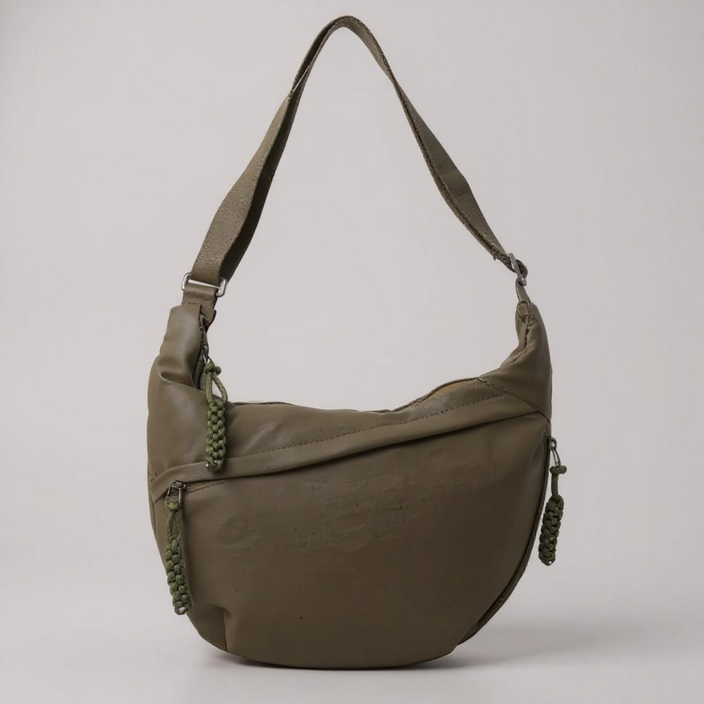 Women’s Half Moon Crossbody Bag with Adjustable Strap