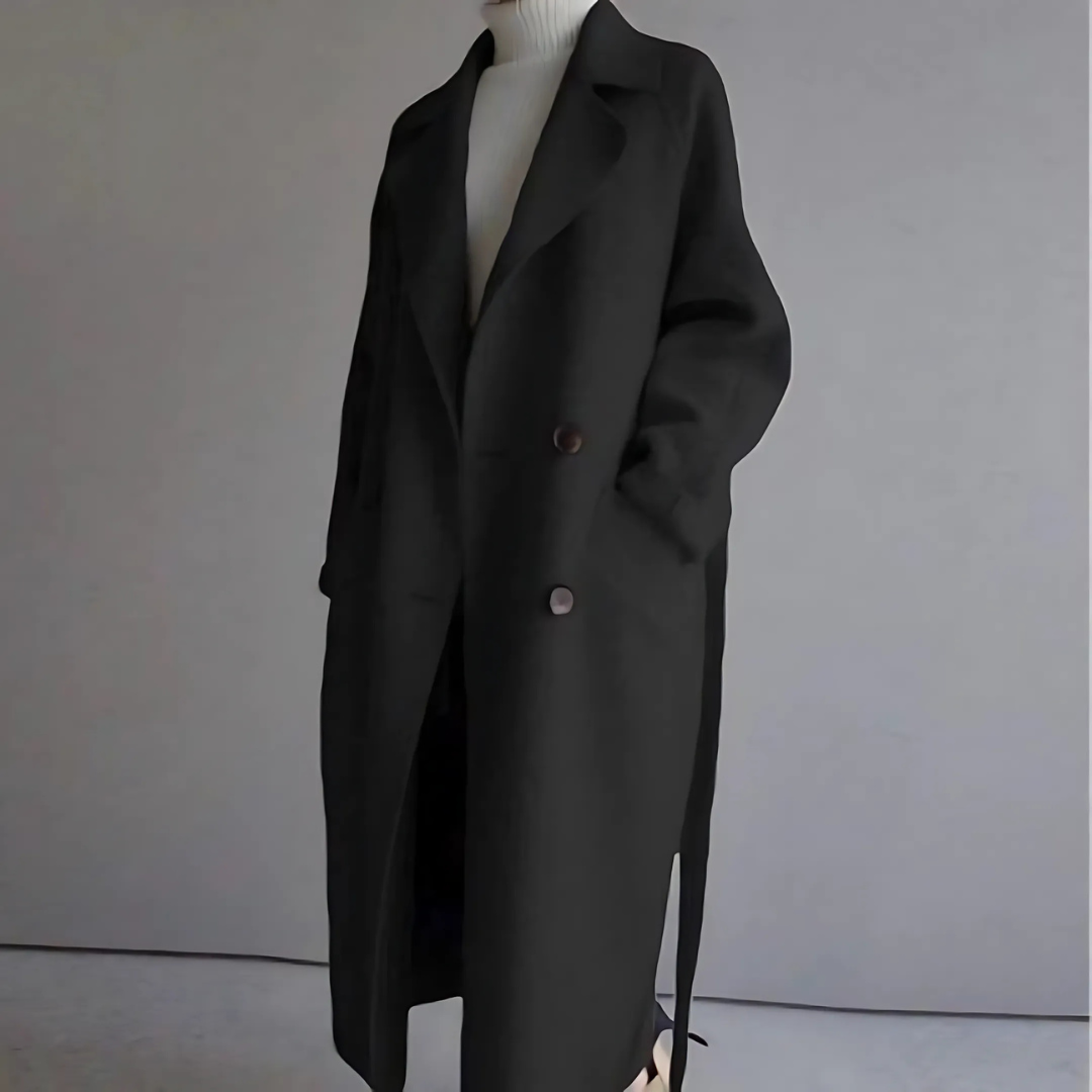 Women’s Oversized Belted Maxi Wrap Coat