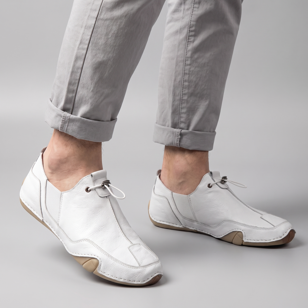 Men’s Faux Suede Slip-On Casual Shoes