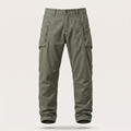 Men’s Straight Leg Tactical Trousers with Zip Pockets