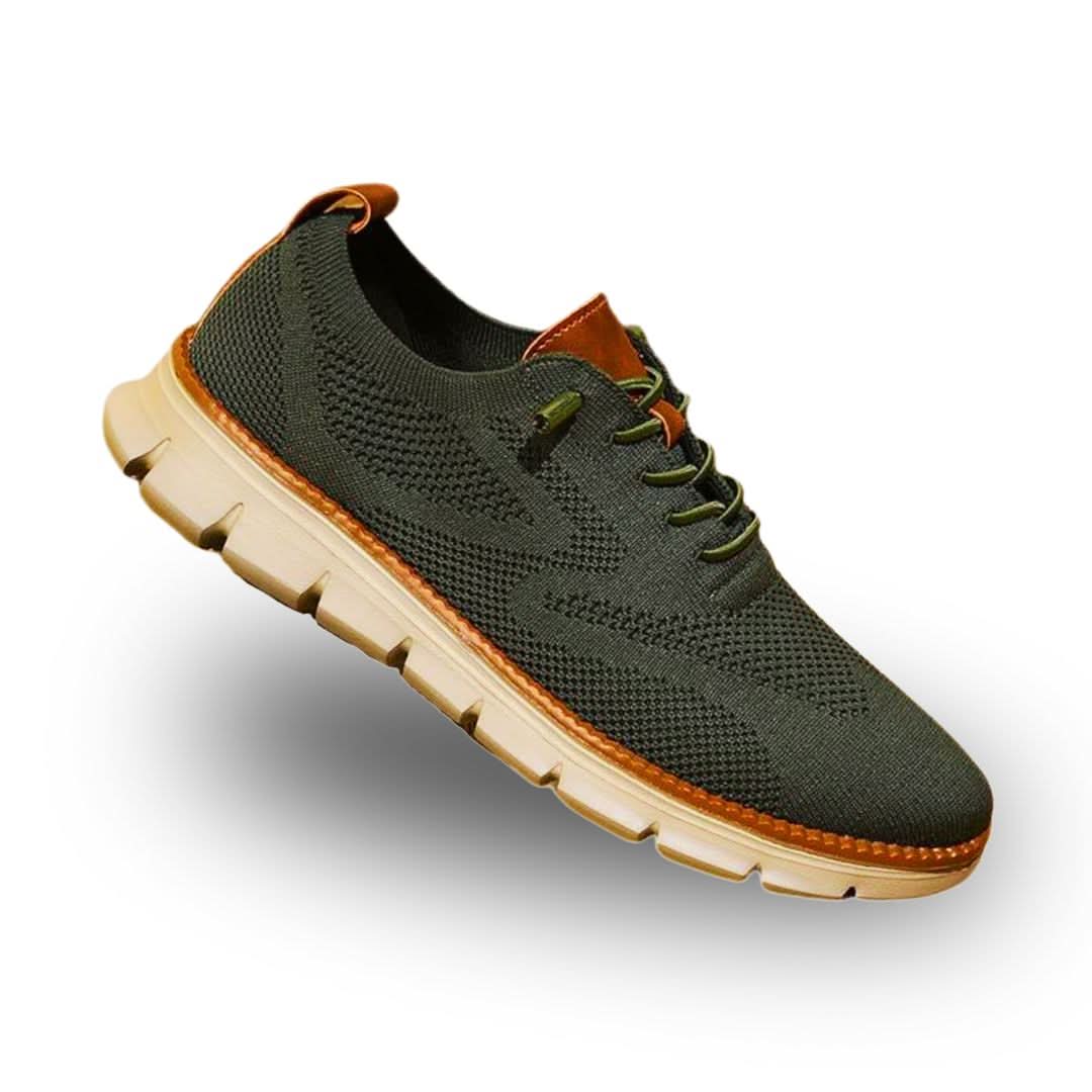 Men’s Knit Wingtip Sneakers