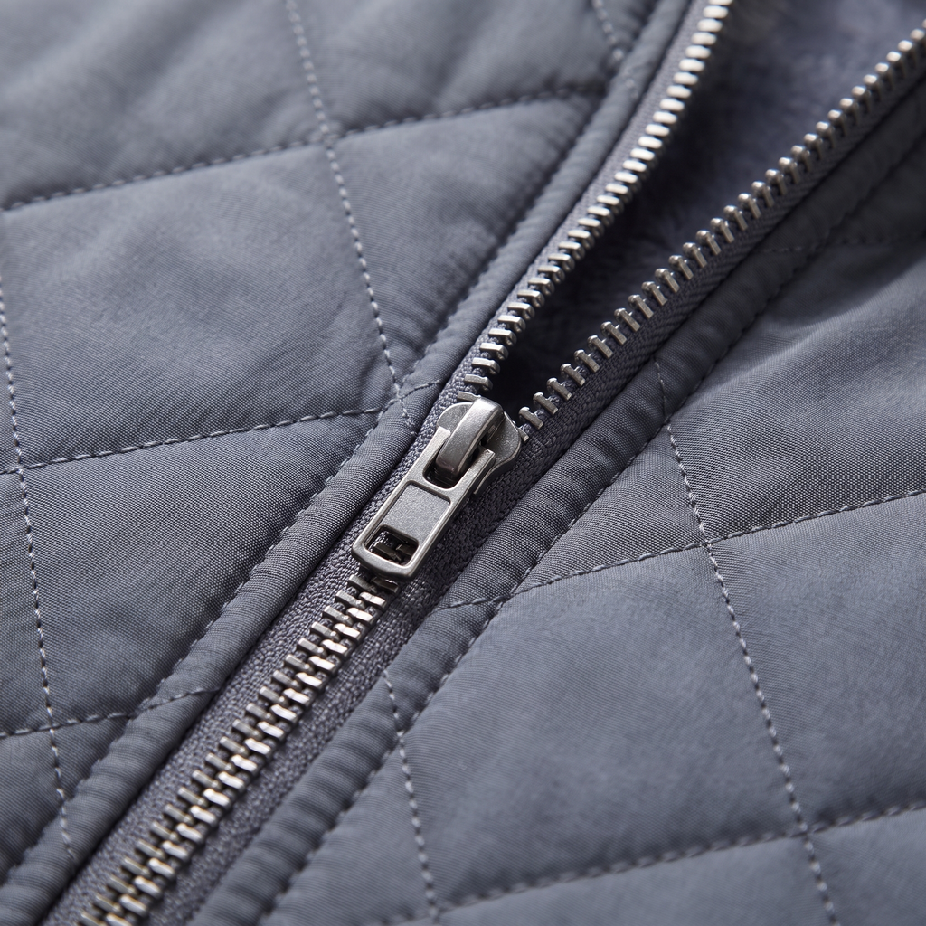 Men’s Fleece Lined Diamond Quilted Bomber Jacket