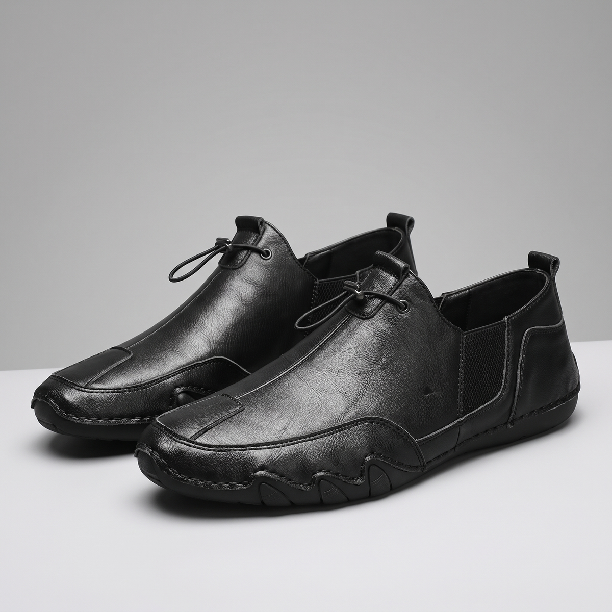 Men’s Faux Suede Slip-On Casual Shoes