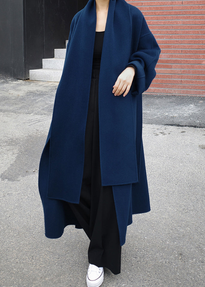 Women’s Oversized Belted Maxi Coat