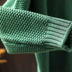 Women’s Oversized Waffle Knit Mock Neck Sweater