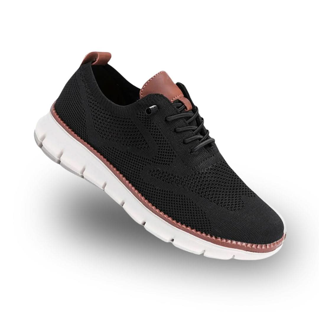 Men’s Knit Wingtip Sneakers