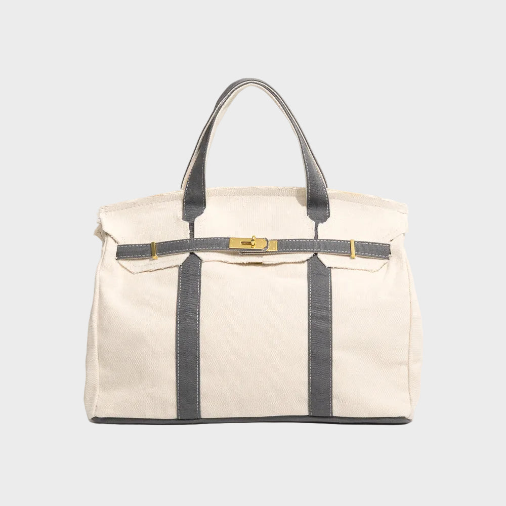 Women’s Canvas Top Handle Tote Bag