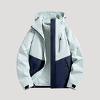 Women’s Colour Block Fleece Lined Hooded Outdoor Jacket