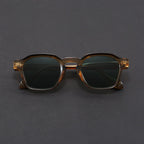 Women's Square Acetate Frame Retro Sunglasses
