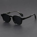 Women's Square Acetate Frame Retro Sunglasses