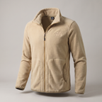 Men’s Full-Zip Fleece Jacket with Stand Collar