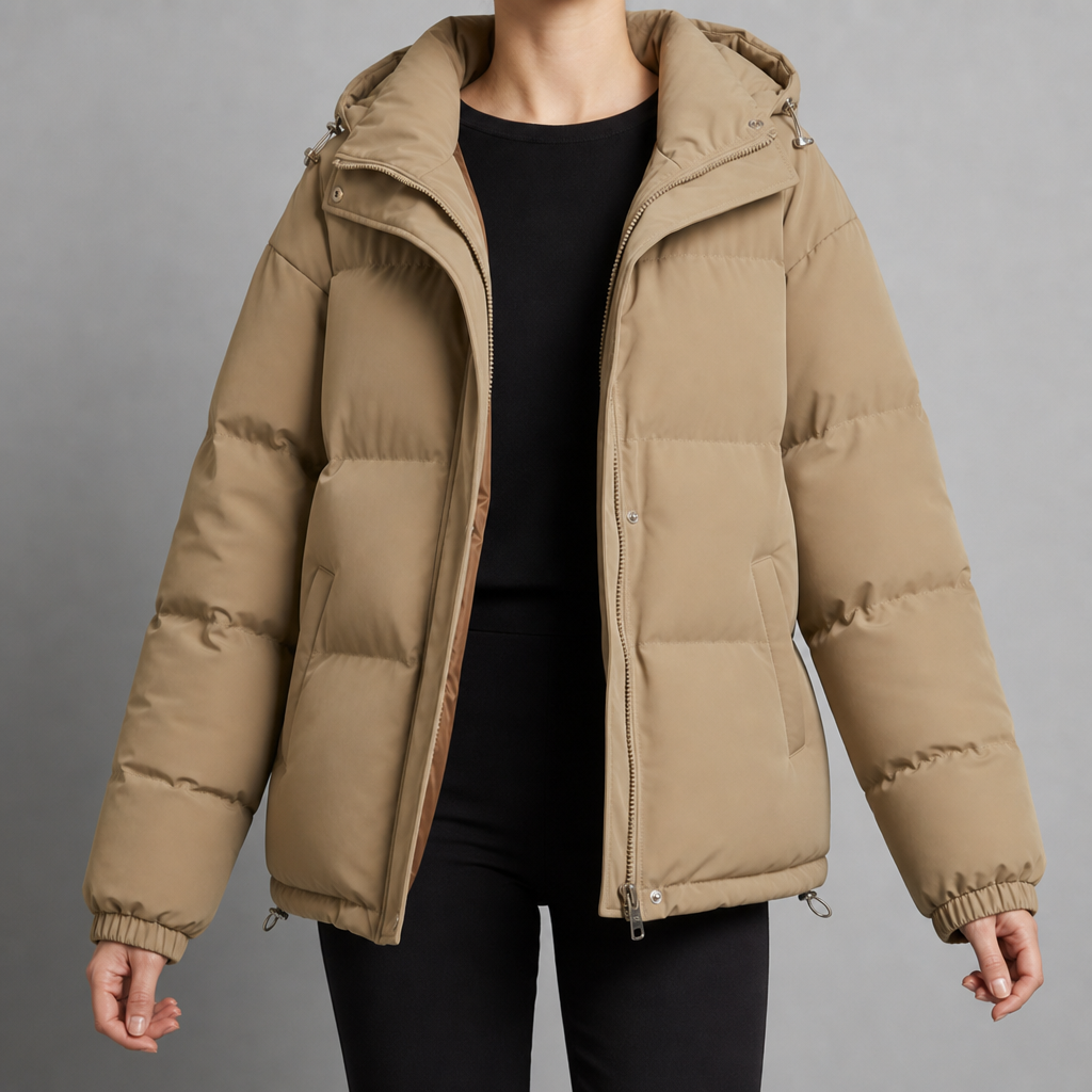 Women’s Relaxed Hooded Puffer Jacket