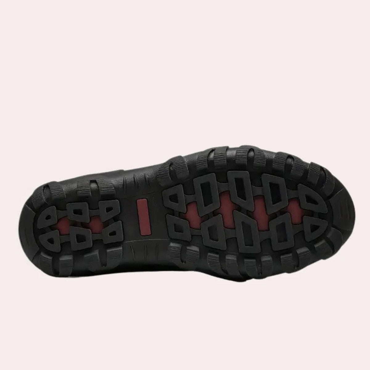 Men’s Faux Fur Lined Quilted Lace-Up Winter Snow Boots