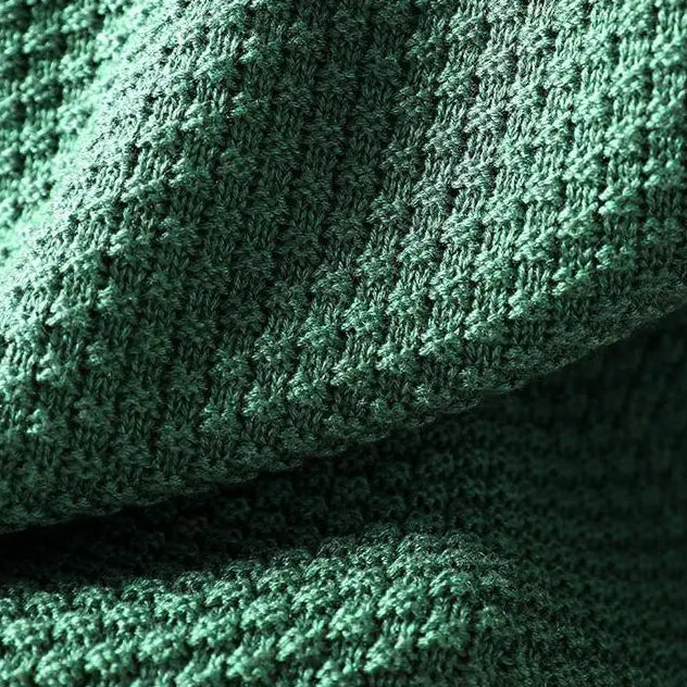 Women’s Oversized Waffle Knit Mock Neck Sweater