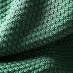 Women’s Oversized Waffle Knit Mock Neck Sweater