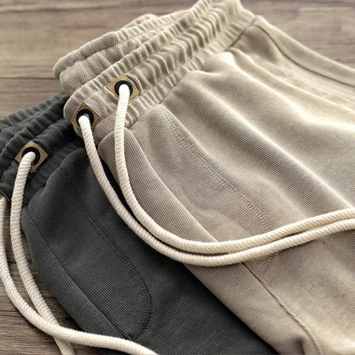 Men's Drawstring Fleece Casual Sweat Shorts