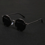 Women's Round Metal Frame Vintage Sunglasses