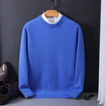 Men's Mock Neck Soft Knit Pullover Sweater