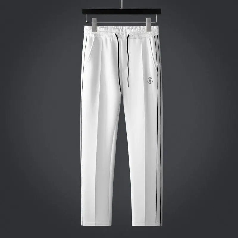 Men's Full-Zip Collared Tracksuit with Side Stripe Detail