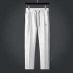 Men's Full-Zip Collared Tracksuit with Side Stripe Detail