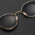 Women's Round Metal Frame Vintage Sunglasses