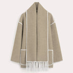 Women’s Blanket Stitch Scarf Jacket