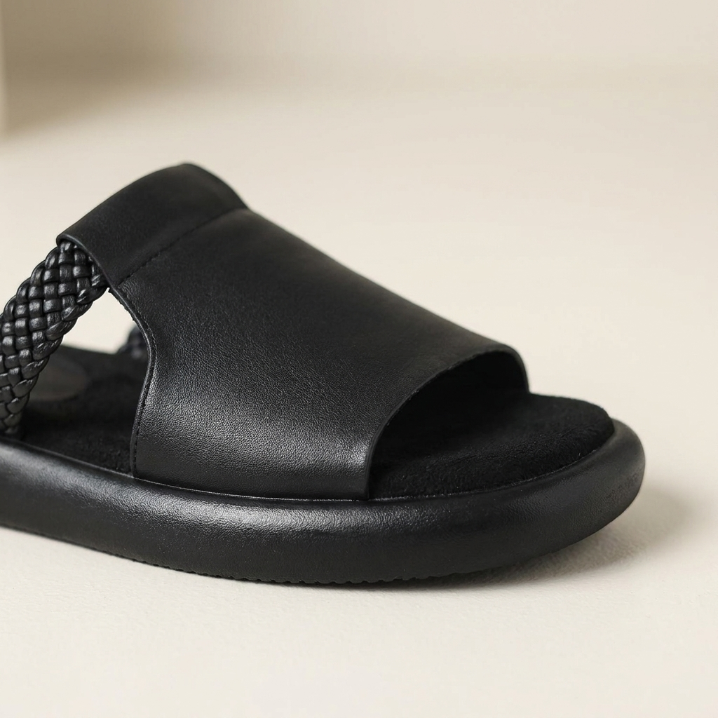 Women's Woven Strap Slide Sandals