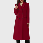 Women’s Tailored Double-Breasted Maxi Coat