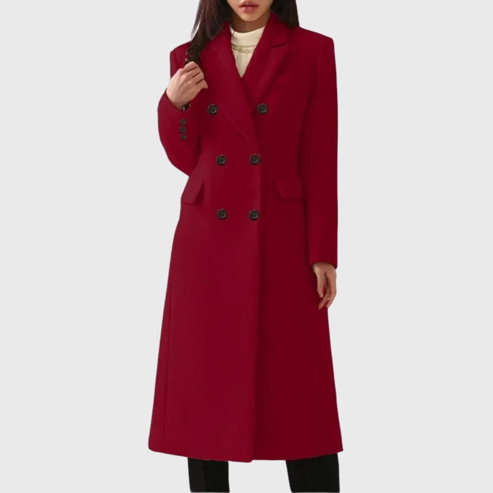 Women’s Tailored Double-Breasted Maxi Coat