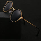 Women's Round Metal Frame Vintage Sunglasses